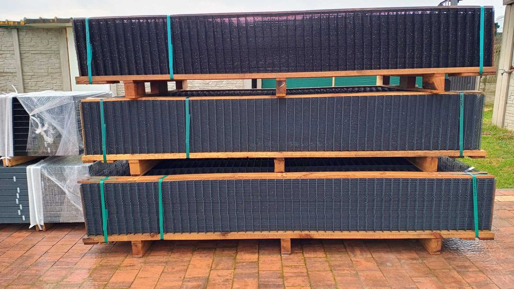 Ogrodzenie panelowe 3D montaż wysokość 150 cm z podmurówką Śląsk