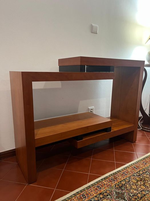 Móvel consola em cerejeira e wengue