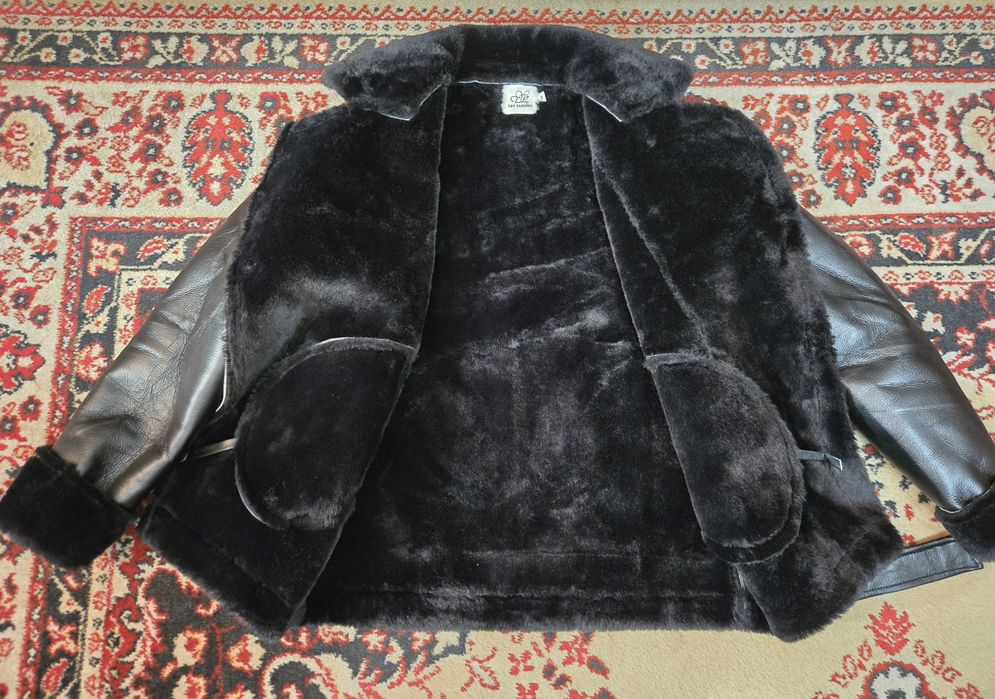 Okazja kurtka Ramoneska eko/skóra ocieplana model Zara czarna M