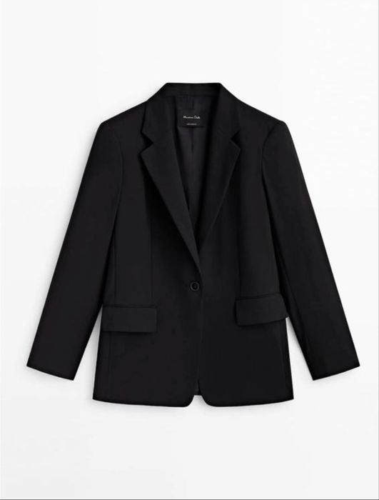 Жіночий класичний чорний піджак Massimo Dutti новий з етикетками