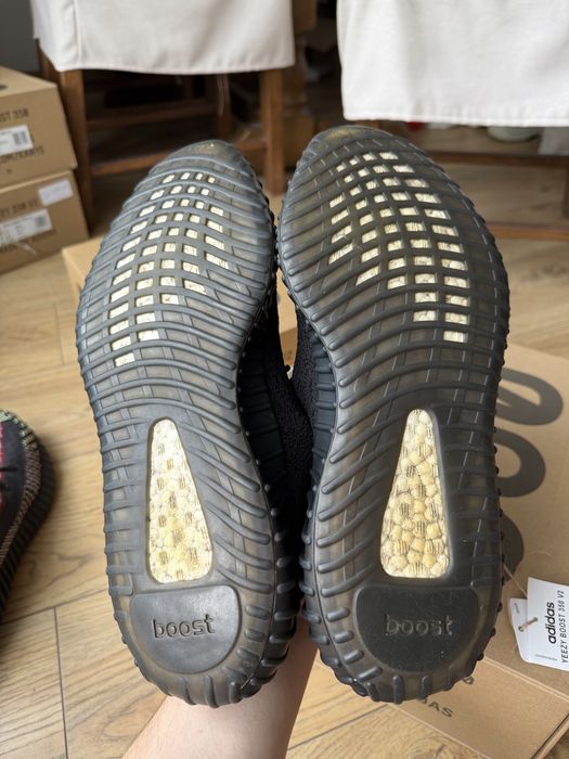 Adidas Yeezy Boost 350 V2 Bred buty sneakersy czarne niskie 45 1/3