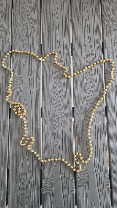 Colar dourado bijuteria