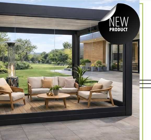 Pergola aluminiowa Zadaszenie Tarasu Altana ogrodowa 4x4