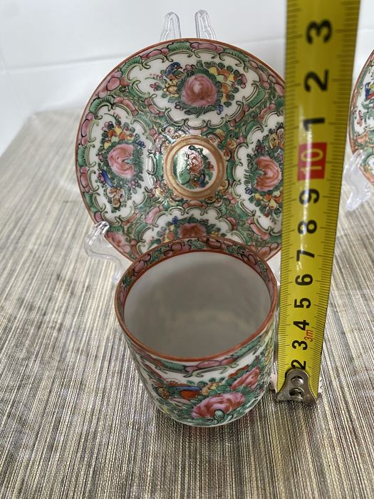 2Chávenas de Café com pires Porcelana da China