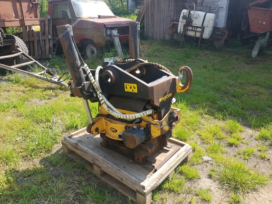 Engcon Rototilt szybkozłącze hydrauliczne oraz powertilt