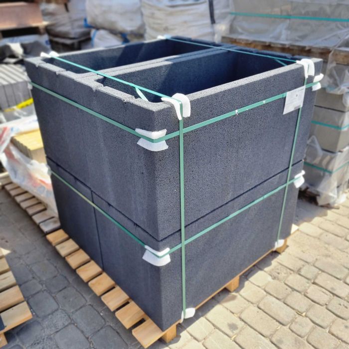 DONICA jadar 50x100 h=50cm  szara murek ławka