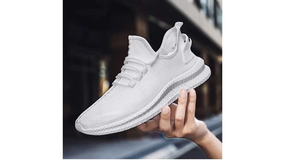 buty męskie siateczkowe /45/białe NOWE