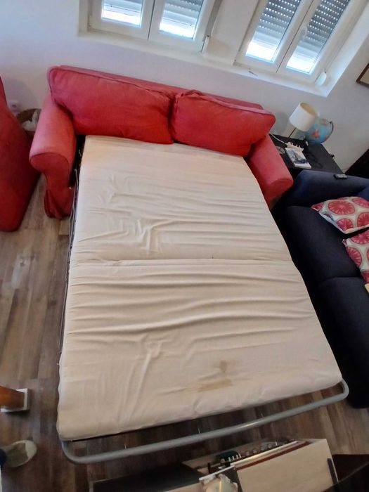 Sofa cama ikea encarnado