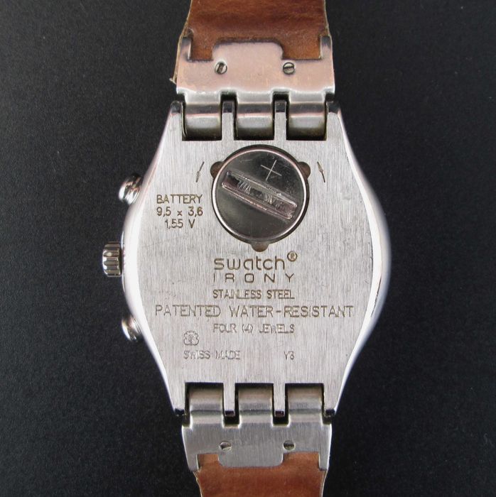 2007 Relógio Cronógrafo SWATCH Irony YCS510 "STEEL & CHARM"