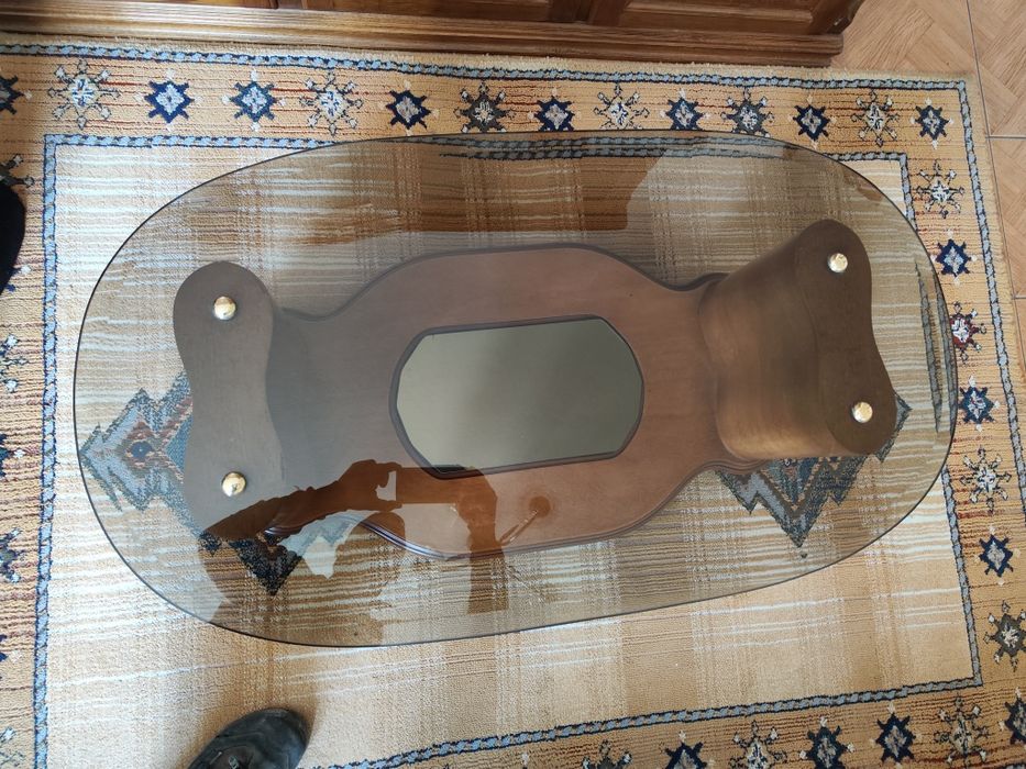 Mesa em vidro para sala