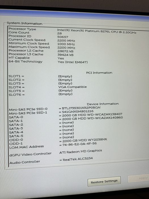 Dell Precision T7820 Tower 2022 року