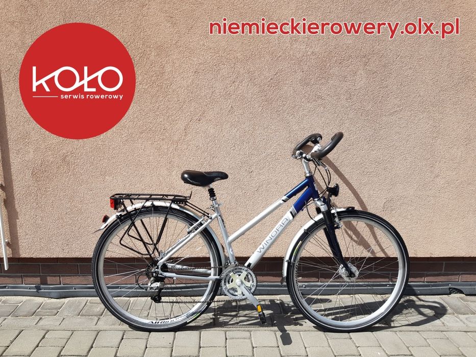 Rower damski trekkingowy WINORA koła 28 SHIMANO DEORE aluminium rabat