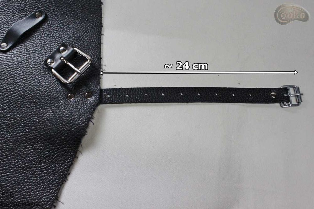 Skórzany fartuch ochronny F20 bezucisk rzeźniczy/spawalniczy/kucharski