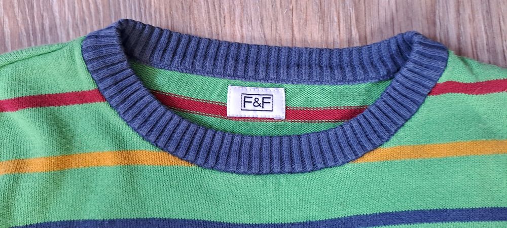 Bawełniany sweter F&F rozm. 110