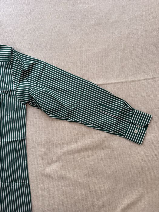 Camisa homem verde com riscas brancas - Forecast