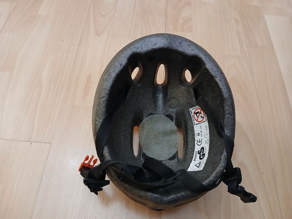 Kask rowerowy czerwony rozmiar M , 53-56 cm
