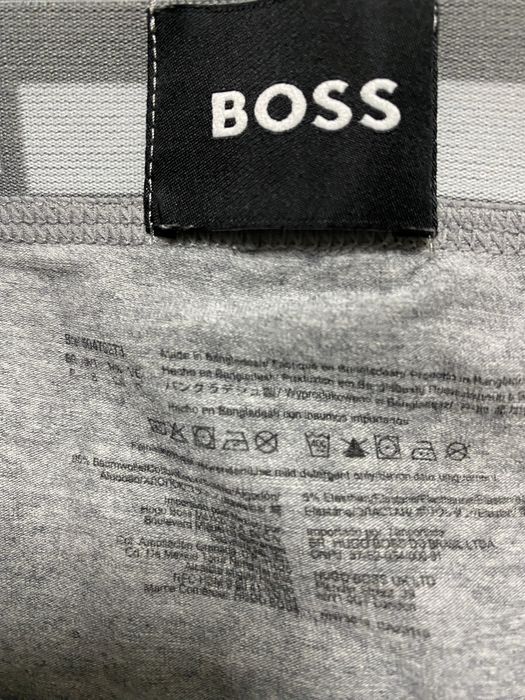 Труси BOSS 3-Pack Brief Power White/Grey/Black, S, 44