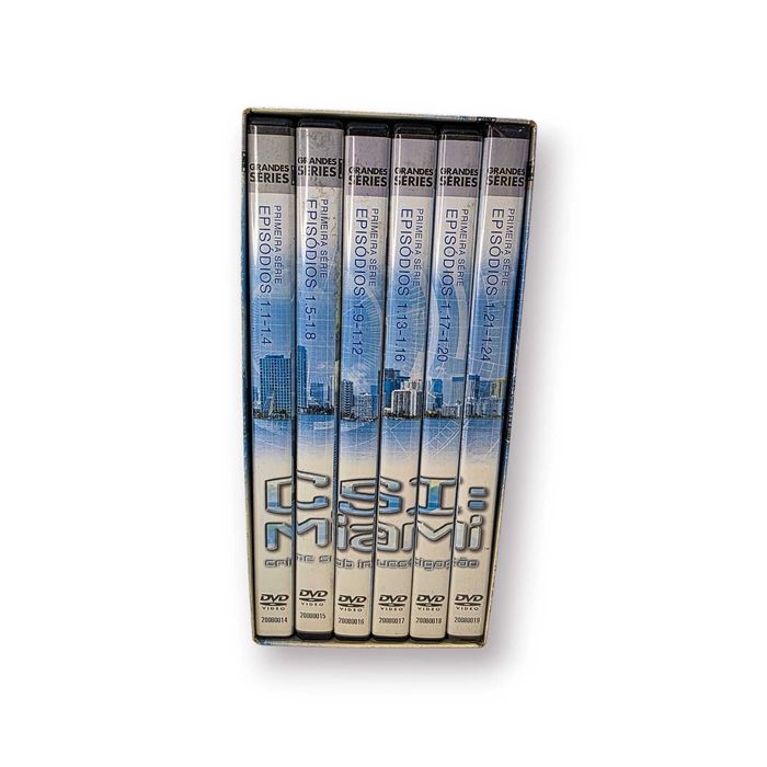 CSI: Miami – 1ª Temp. Completa (Ep. 1.1–1.24)  – 6 DVD's