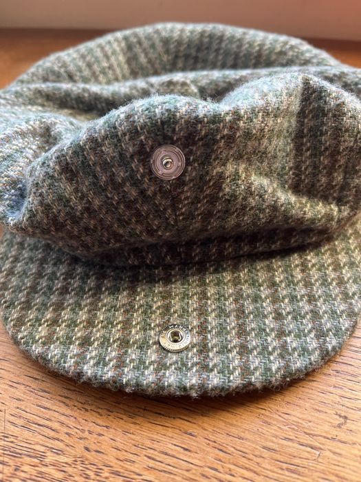 Kaszkiet męski w kratę