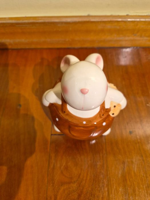 Pote porcelana coelho