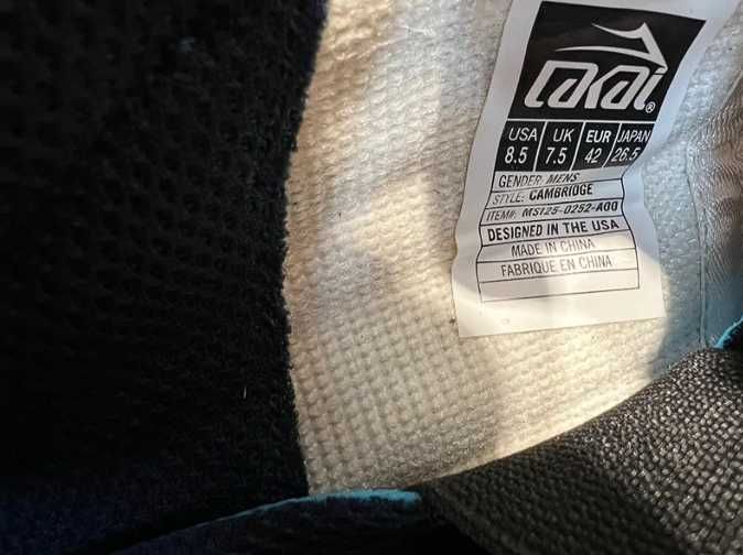 Szare tenisówki, trampki Lakai Cambridge 42