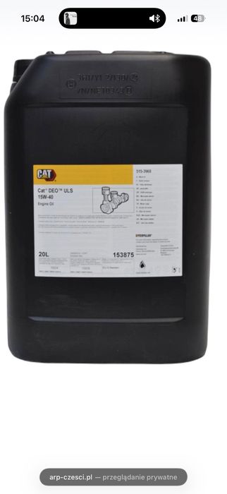 Olej 15w40  20L cat