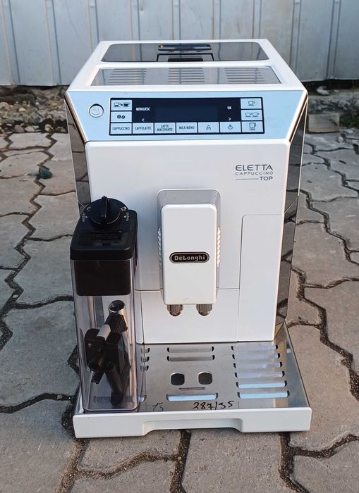 Кофемашина кофеварка Delonghi Eletta Cappuccino Top ECAM 45.760 белая