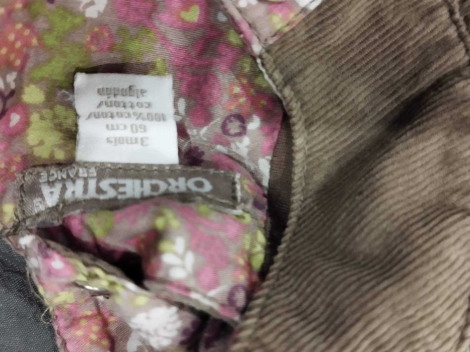 vestido bombazina Orchestra 3 meses