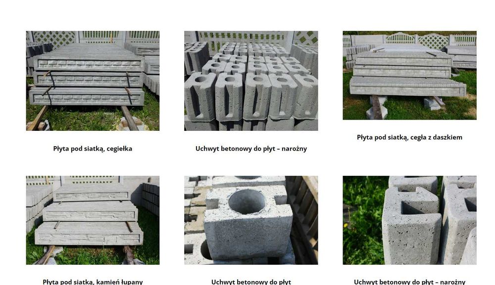 Ogrodzenia betonowe płot betonowy.