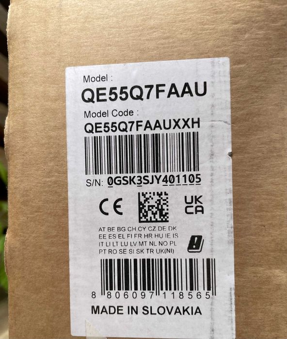 Телевізор Samsung QLED QE55Q7F НОВИНКА 2025 Нові! Запечатані!
