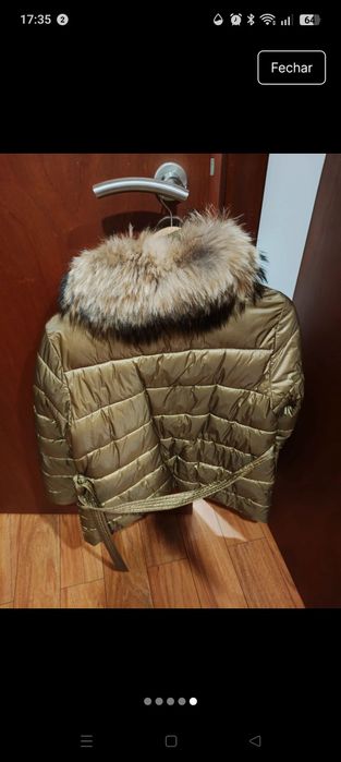 Kispo dourado acolchoado