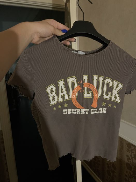 коричневий топ Bershka