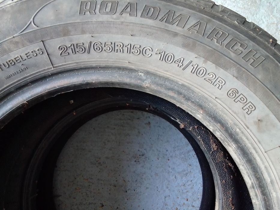 Cena za 2 Opony letnie 215/65r15C ROADMARCH 2021r 7mm