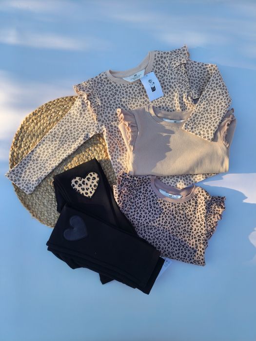 Кофтинка у рубчик h&м для дівчинки 92,98/104,110/116,122/128