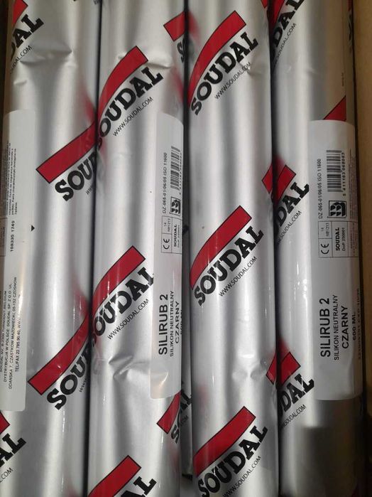 silikon neutralny Silirub 2 czarny Soudal