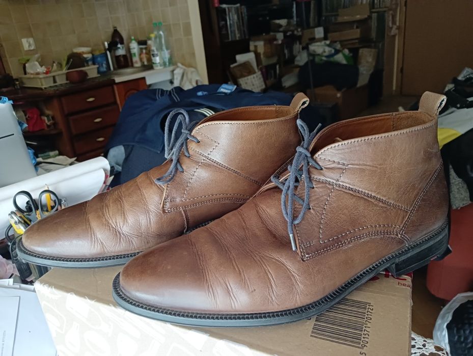 Buty skórzane Lloyd 41 sztyblety Germany trzewiki skóra ecco 26,5 cm