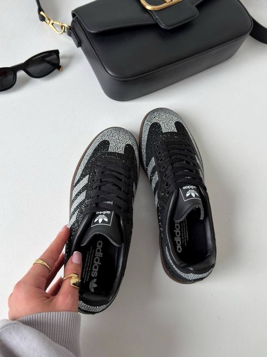 НОВИНКА‼️36-41 Adidas Samba OG Rhinestone Black Spezial Gazelle