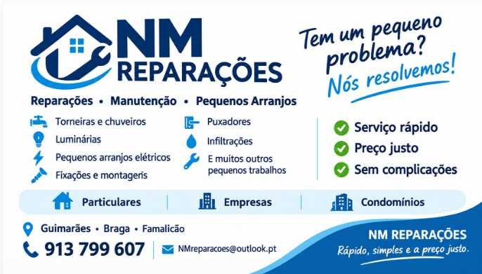 Reparações • Manutenção • Pequenos Arranjos