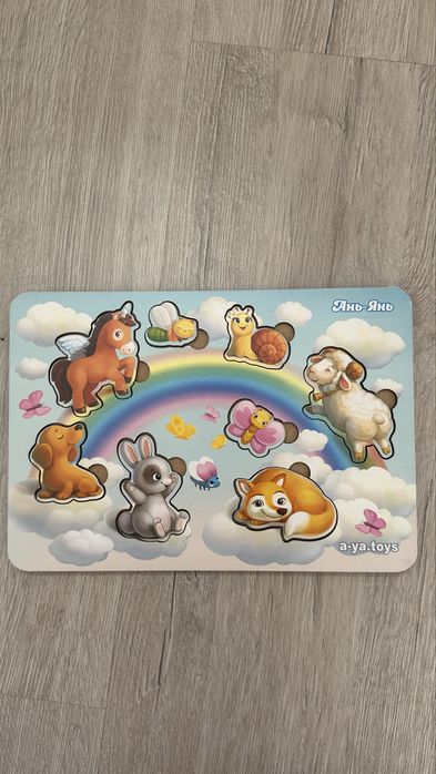 Пазл-вкладиш звірята