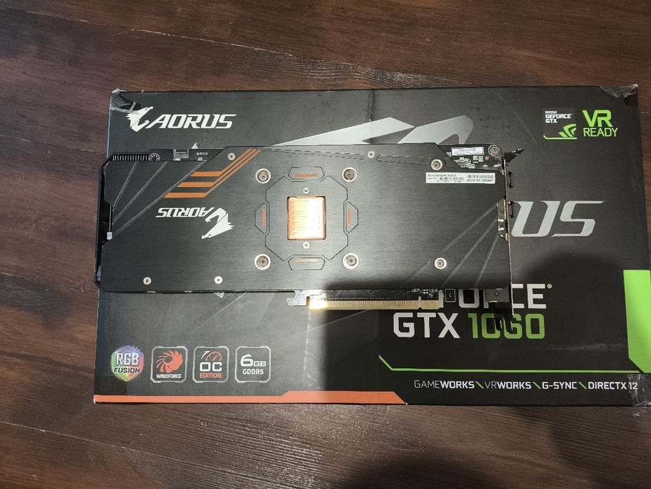 Відеокарта Gigabyte GTX 1060 Aorus 6Gb