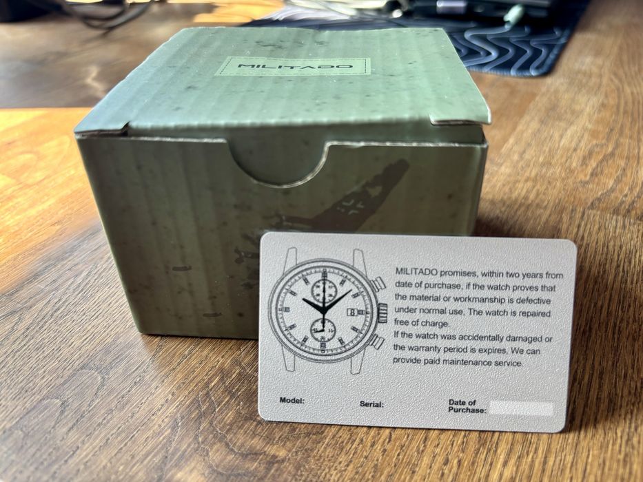 Годинник Militado ML08 (сапфір, сталь 316L, quartz Ronda 515)