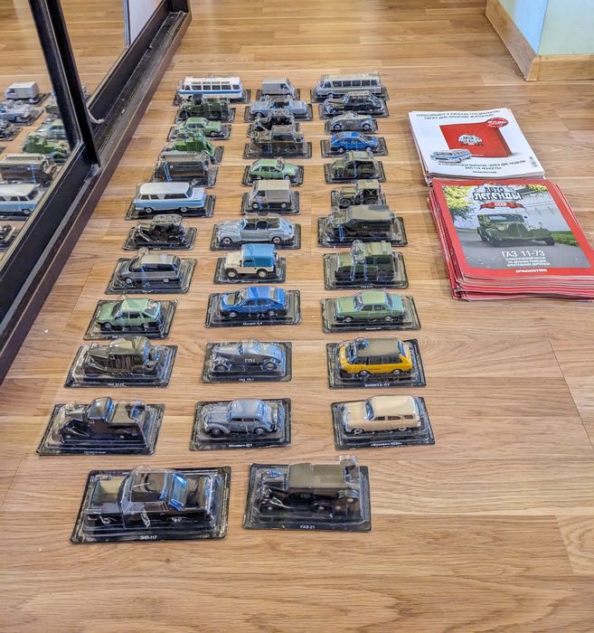 Автолегенды СССР коллекция модели авто колекція автівок