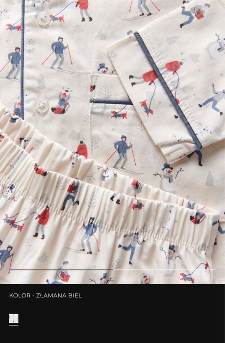 Piżama świąteczna 110/116 reserved