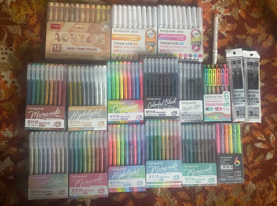 Акрилові ручки лангуо