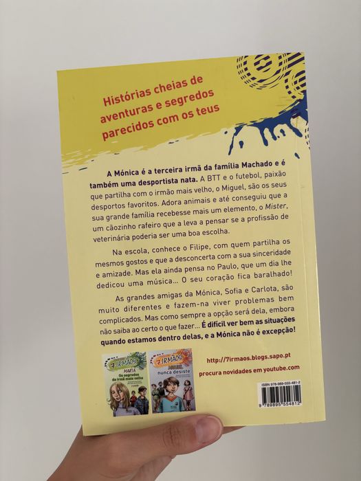 Livro “7 Irmãos: Mónica - a Maria-Rapaz
