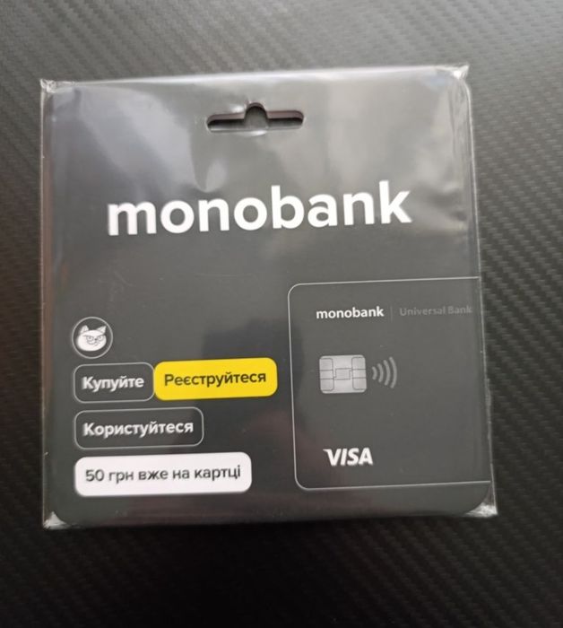Карта  Monobank.