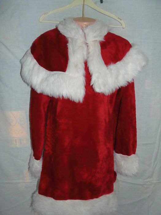 карнавальный костюм помощница санты,снегурочка р. M-L