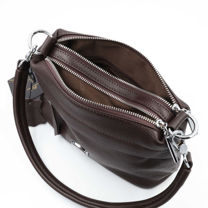 Сумка жіноча шкіряна Polina&Eiterou C0227 Coffee Сумка женская кожаная