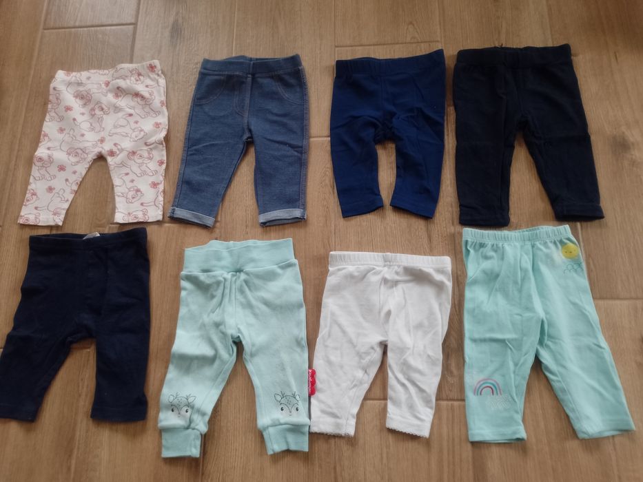 Legginsy niemowlęce 68