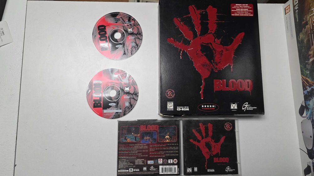 PC Blood 1997 premierowe wydanie big box